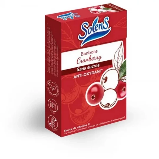 Solens Bonbons Cranberry Sans Sucre Antioxydant 50 g