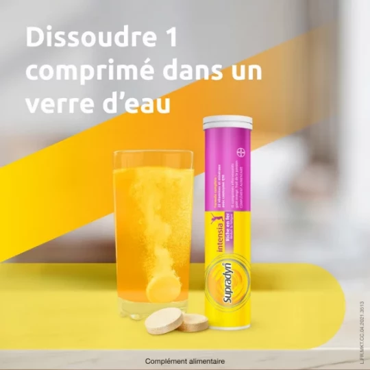 Supradyn Intensia Vitamines, Minéraux et Fer Comprimés Effervescents x 30 - image 5
