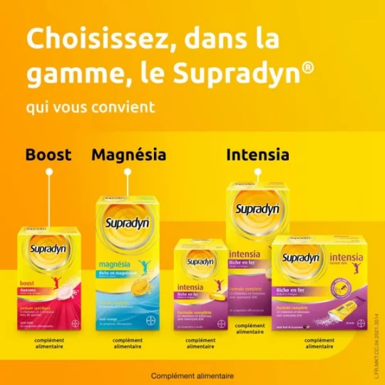 Supradyn Intensia Vitamines, Minéraux et Fer Comprimés Effervescents x 30 - image 6