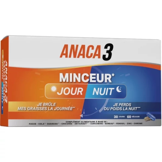 Anaca3 Minceur Jour/Nuit Gélules x 60
