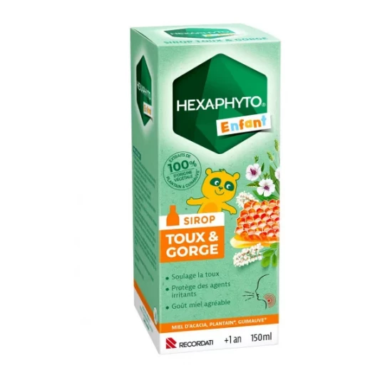 Hexaphyto Sirop Toux Gorge Enfants 150 ml