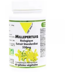 VIT'ALL+ Millepertuis Bio 250 mg Gélules Végétales x 60