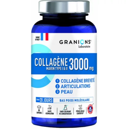 EA Granions Collagène Type I & II Comprimés x 80