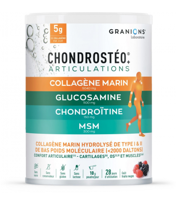 EA Chondrosteo + Collagène Fruits des Bois Poudre 280 g