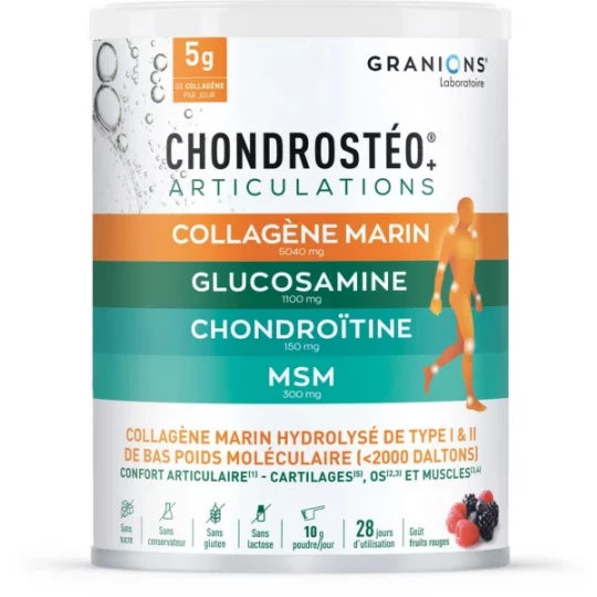 EA Chondrosteo + Collagène Fruits des Bois Poudre 280 g
