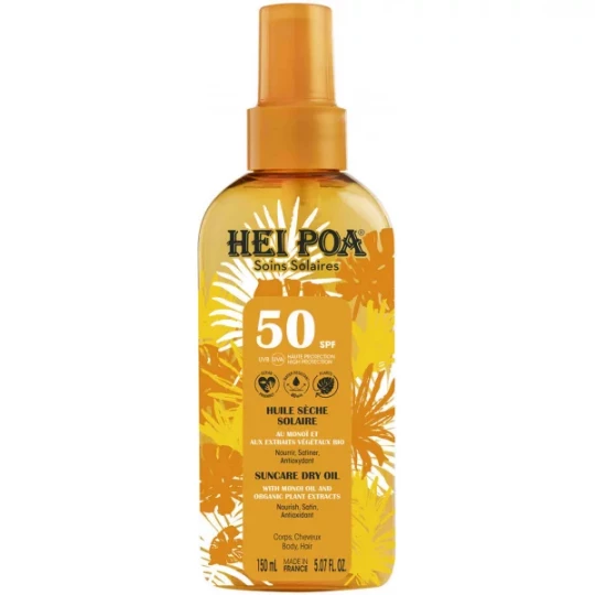 Hei Poa Huile Solaire Monoï SPF50 150 ml