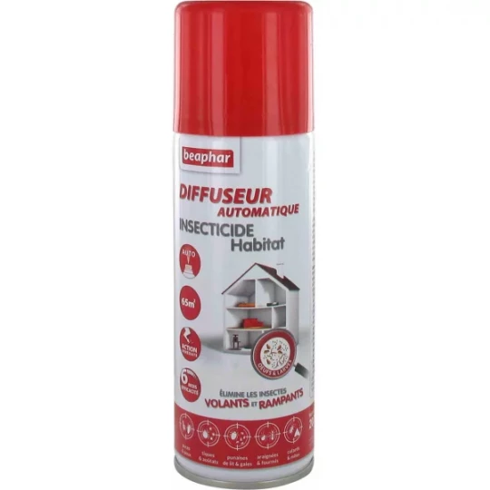 Beaphar Diffuseur Automatique Insecticide Habitat 200 ml