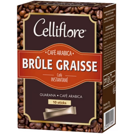 Celliflore Café Arabica Brûle-Graisse Sticks x 10