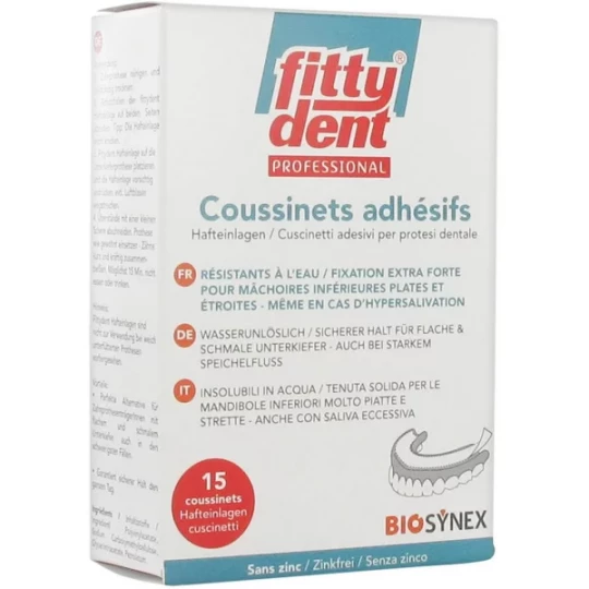 Fittydent Professional Coussinets Adhésifs x 15