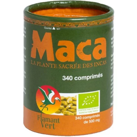 Flamant Vert Maca Bio Comprimés x 340