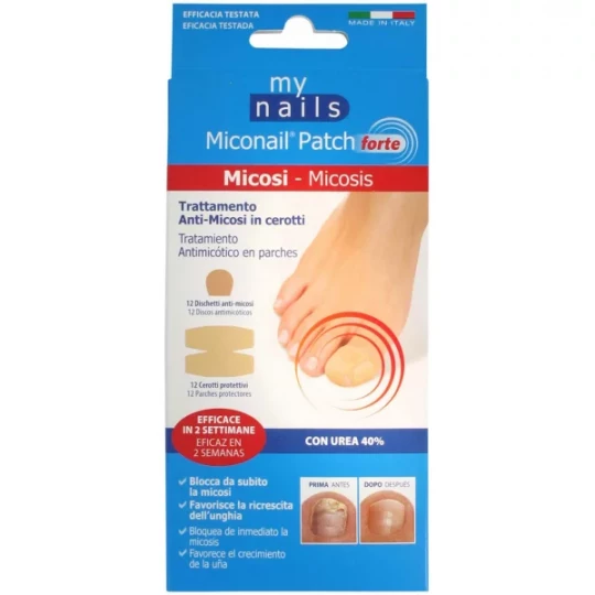 Incarose My Nails Miconail Patch Forte Soin Anti-Mycose Pansements x 12