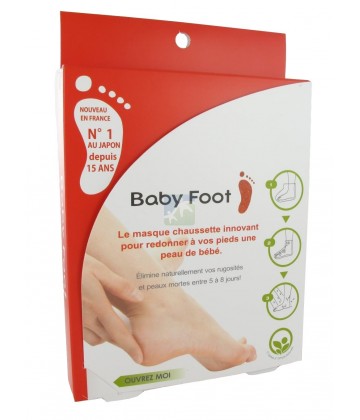 Baby Foot 2 Chaussettes pour Peaux Mortes