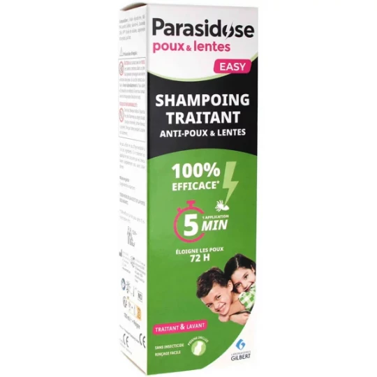 Parasidose Shampooing 2 en 1 Poux & Lentes 100 ml