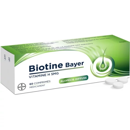 Biotine Bayer 5 mg Comprimés x 60 - image 2