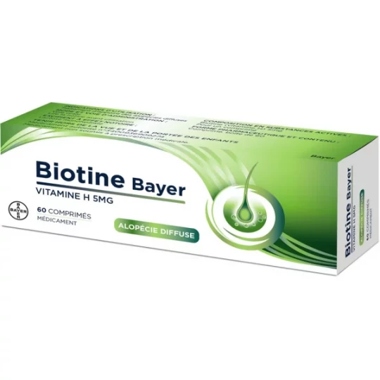 Biotine Bayer 5 mg Comprimés x 60 - image 4