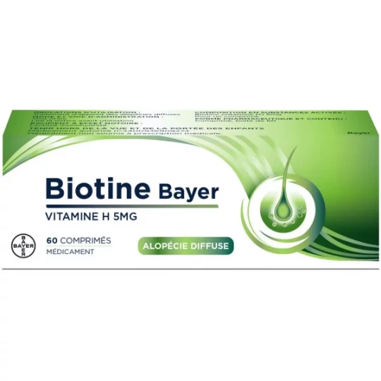 Biotine Bayer 5 mg Comprimés x 60