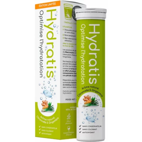Hydratis Citronnelle & Gingembre Pastilles x 20