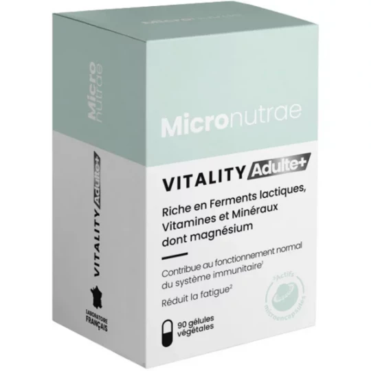 Micronutrae Vitality Adulte + Gélules x 90