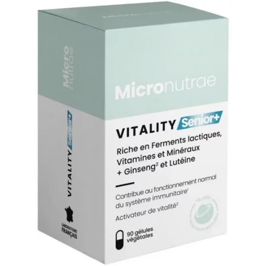 Micronutrae Vitality Senior Gélules x 90