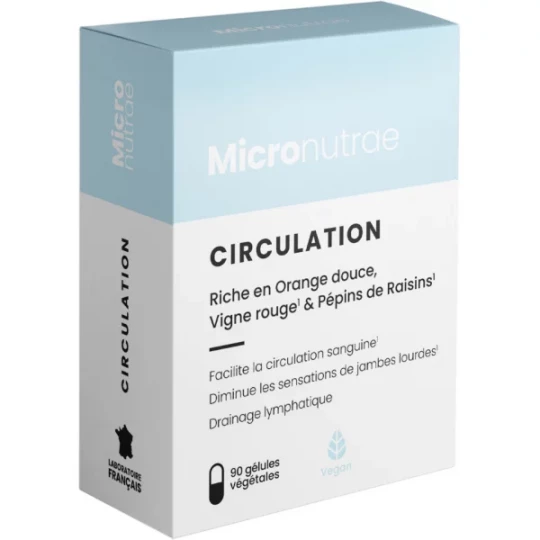 Micronutrae Circulation Gélules Végétales x 90