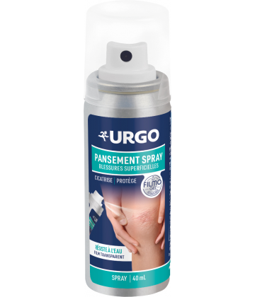 Urgo Filmogel Pansement Blessures Superficielles Spray 40 ml