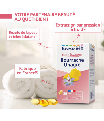 Juvamine Bourrache Onagre Capsules x 30