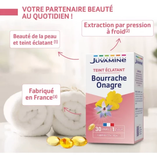 Juvamine Bourrache Onagre Capsules x 30 - image 3