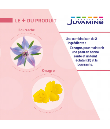 Juvamine Bourrache Onagre Capsules x 30