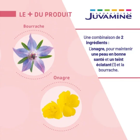 Juvamine Bourrache Onagre Capsules x 30 - image 4