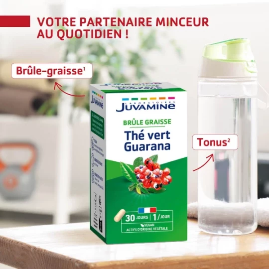 Juvamine Minceur Thé Vert Guarana Gélules x 30 - image 2