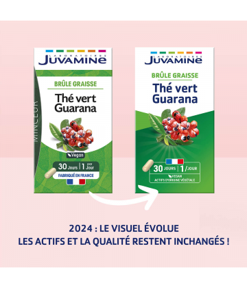 Juvamine Minceur Thé Vert Guarana Gélules x 30