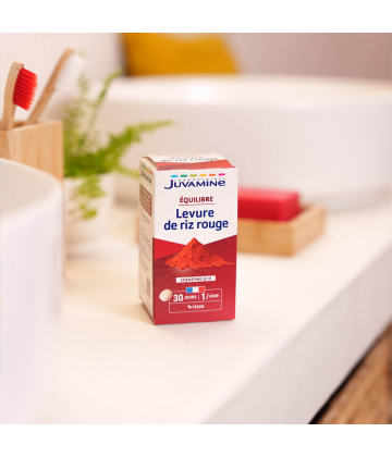 Juvamine Équilibre Levure de Riz Rouge Coenzyme Q10 Comprimés x 30