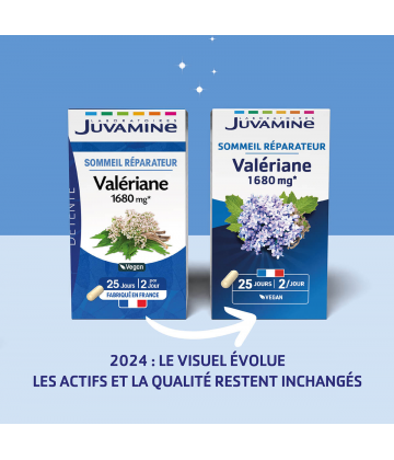 Juvamine Sommeil Réparateur Valériane 1680 mg Gélules x 50