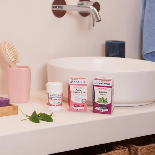 Juvamine Acide Hyaluronique Vitamines A C E Gélules Végétales x 60 - image 2