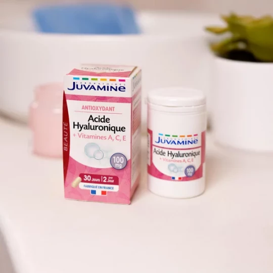 Juvamine Acide Hyaluronique Vitamines A C E Gélules Végétales x 60 - image 3