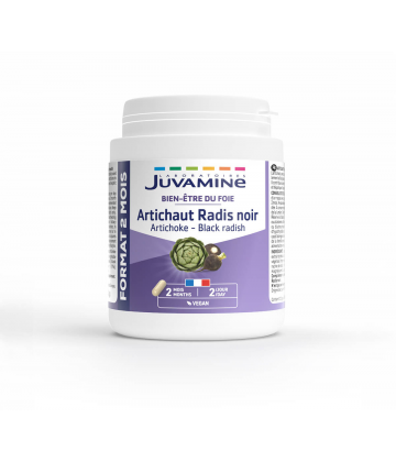 Juvamine Foie Artichaud Radis Noir Gélules x 120