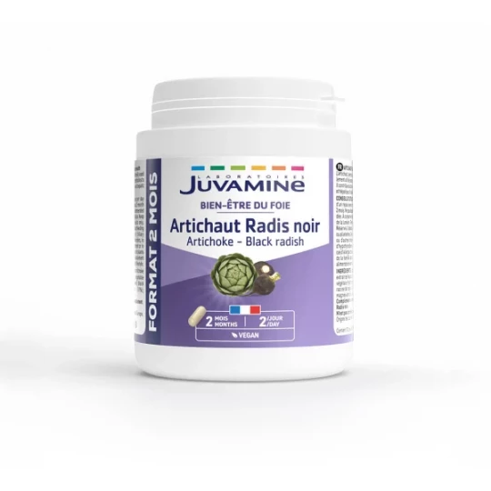 Juvamine Foie Artichaud Radis Noir Gélules x 120