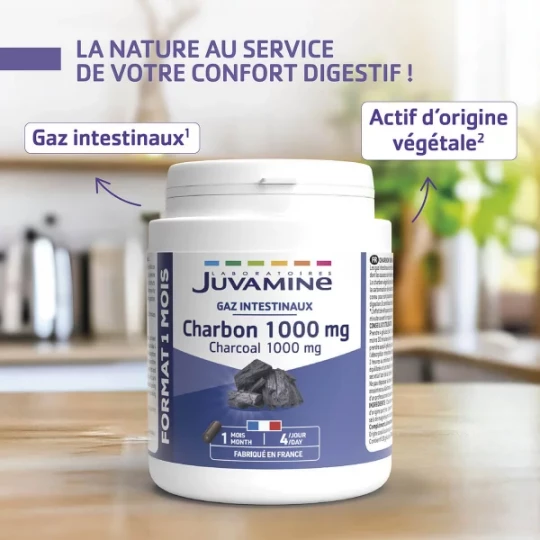 Juvamine Charbon 1000mg x 120 - image 2