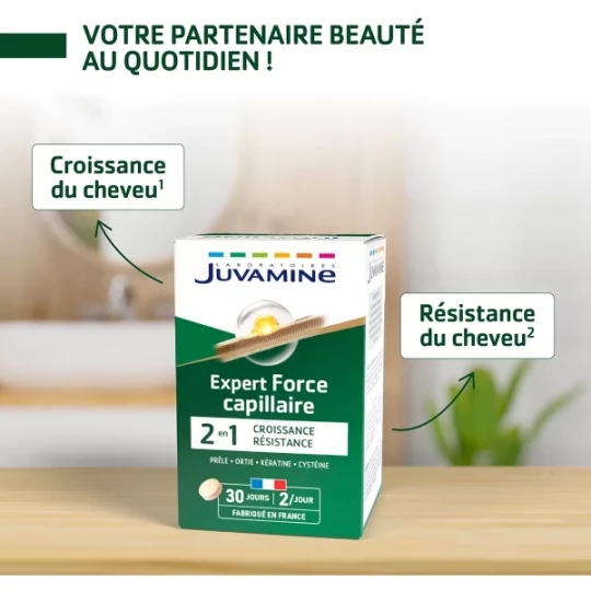 Juvamine Force Capillaire Comprimés x 60 - image 2