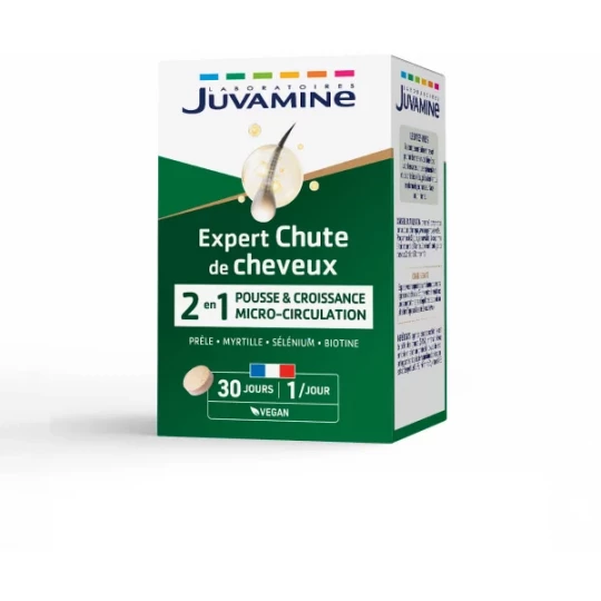 Juvamine Chute Cheveux Comprimés x 30