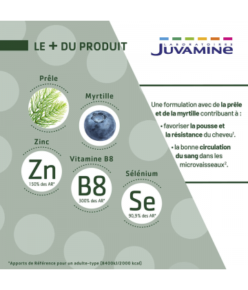 Juvamine Chute Cheveux Comprimés x 30