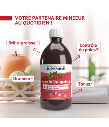 Juvamines Expert Brûle Graisse Solution Buvable 500 ml