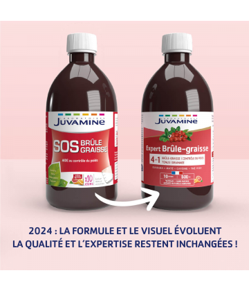 Juvamines Expert Brûle Graisse Solution Buvable 500 ml