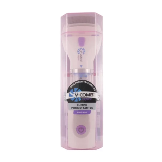 Licetec V-Comb Supra Peigne Électrique Aspirateur Anti-Poux