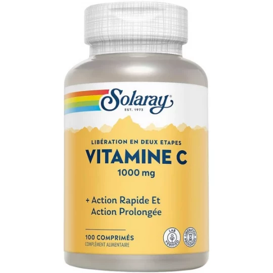 Solaray Vitamine C 1000 mg Comprimés x 100