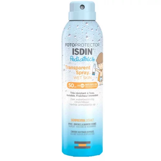 Isdin Fotoprotector Pediatrics Spray Transparent Wet Skin SPF50 250 ml