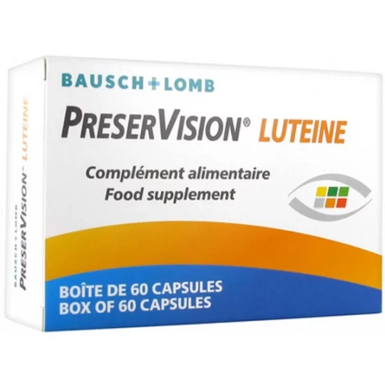 Bausch & Lomb PreserVision Lutéine Capsules x 60