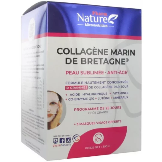 Nature Attitude Collagène Marin de Bretagne Peau Sublimée Anti-Âge 300 g