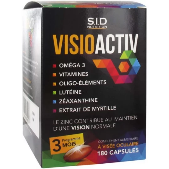S.I.D Nutrition VisioActiv Capsules x 180