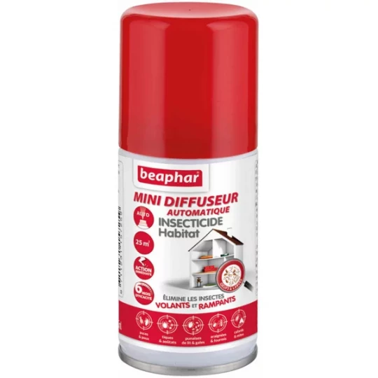 Beaphar Mini Diffuseur Automatique Insecticide Habitat Spray 75 ml